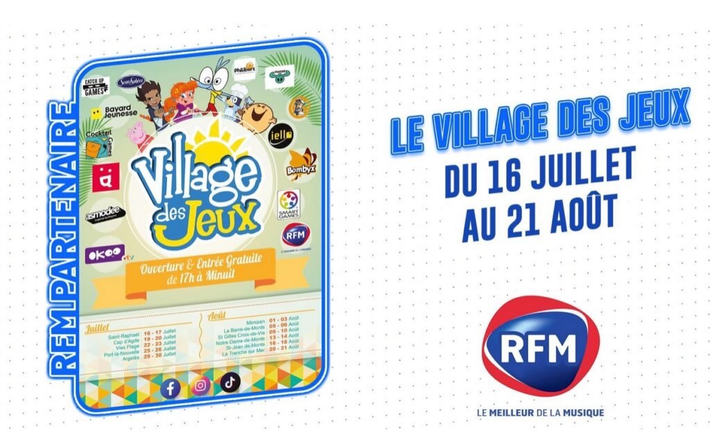 Le Village des Jeux du 16 juillet au 21 août 2025 Villages des Jeux 2025 : dates et lieux