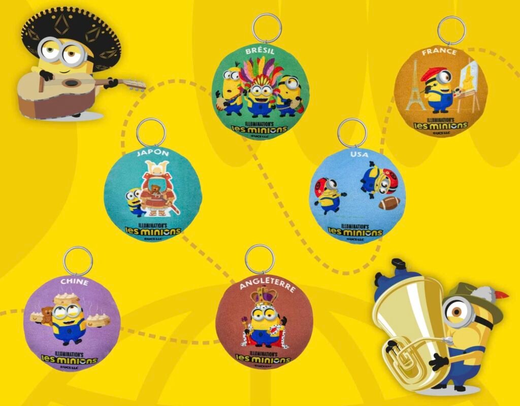 Les porte-clés Les Minions chez Quick dans la Magic Box