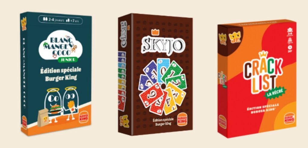 Jeux de cartes Burger King