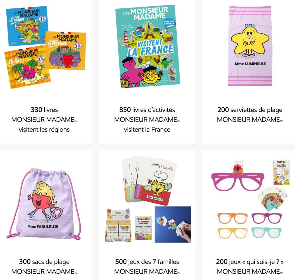 Jeu Esso Monsieur Madame Cadeaux jeu Esso été 2026 avec Monsieur Madame