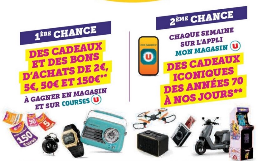 Cadeaux Super U 50 ans