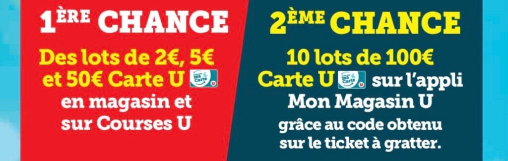 2ème jeu Super U sur l'applicartion Magasin U