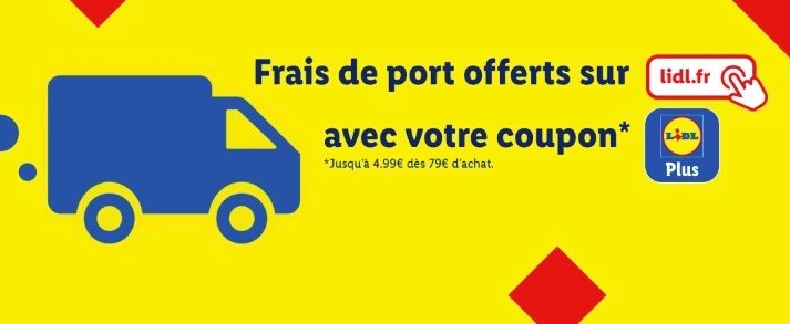 Frais de port Lidl offerts