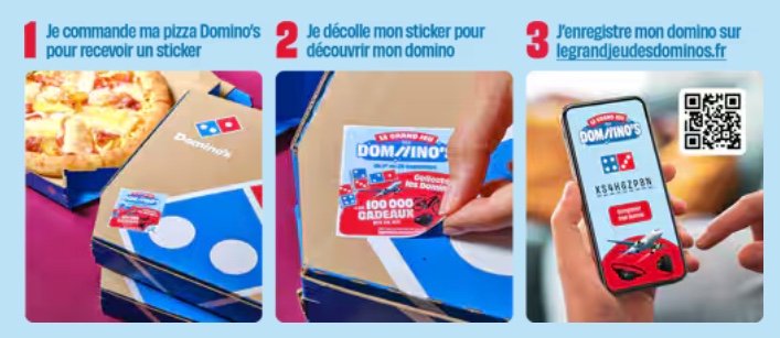 Comment participer au jeu des Domino's