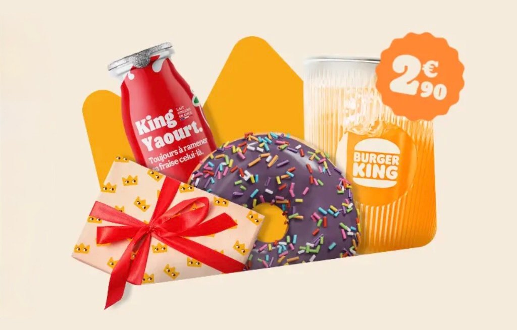 Menu King goûter chez Burger King
