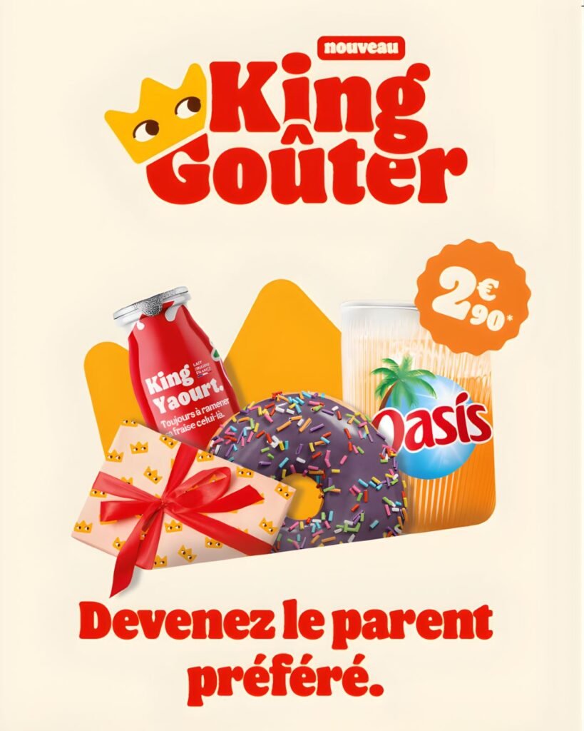 Menu King Goûter avec 4 produits
