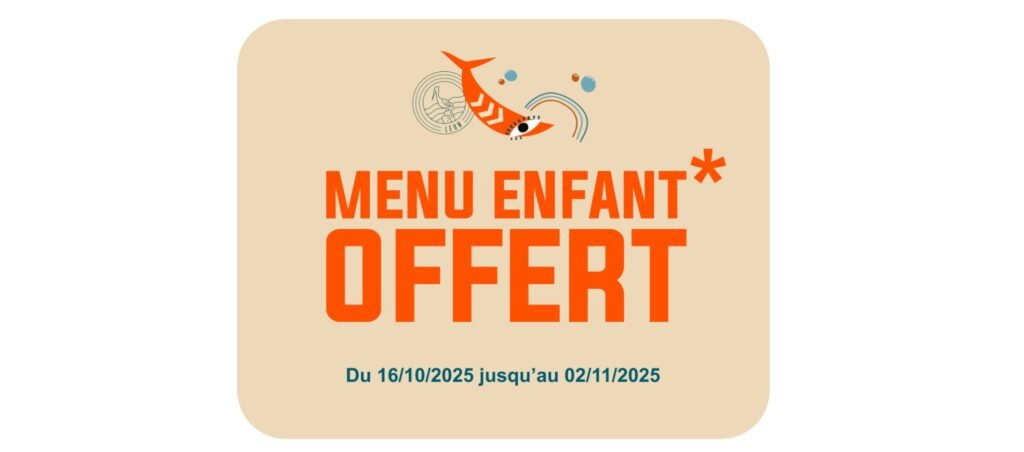 Léon menu enfant offert Léon menu enfant offert