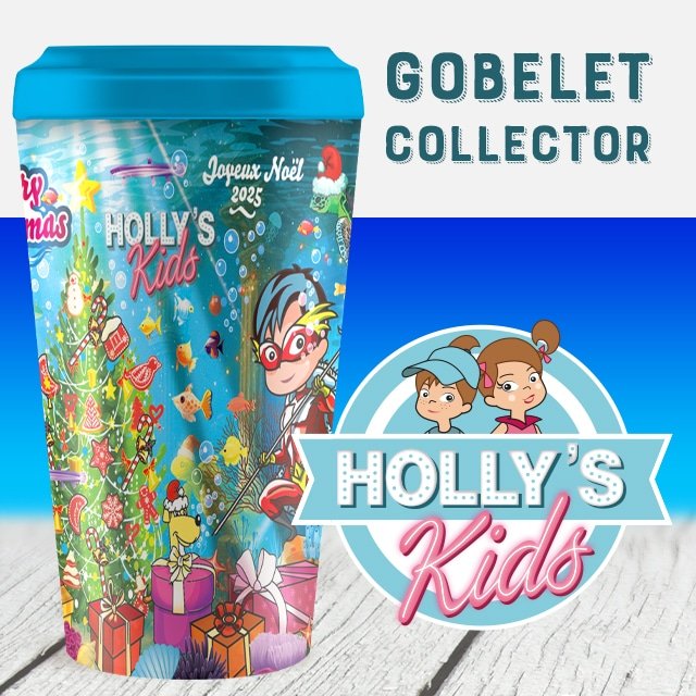 Gobelet aquatique offert dans le menu Holly's Kids