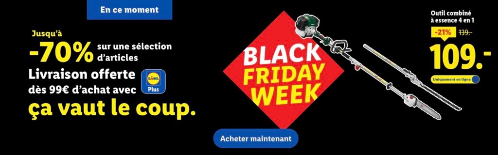 Promotions Lidl Black Friday Week