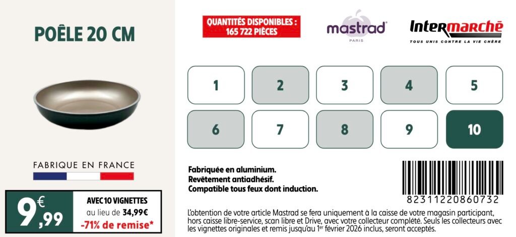 Produits Mastrad moins chers avec les vignettes Intermarché