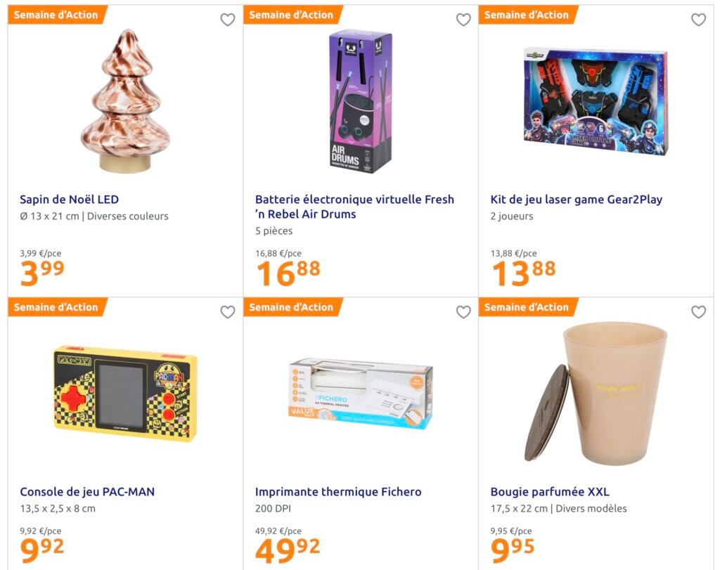 Promotions semaine Action du 26 novembre 2025