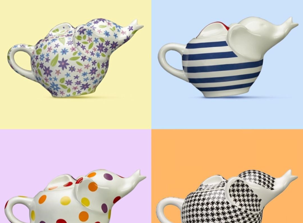 Théière Éléphant offerte