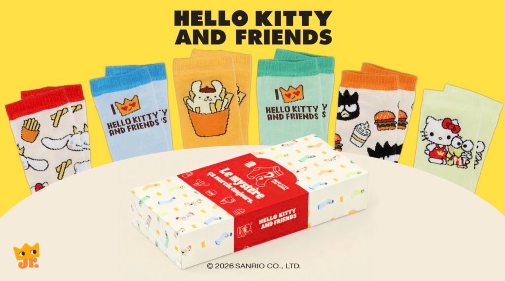 Burger King chaussettes Hello Kitty Chaussettes Hello Kitty proposées par Burger King dans les menus enfants