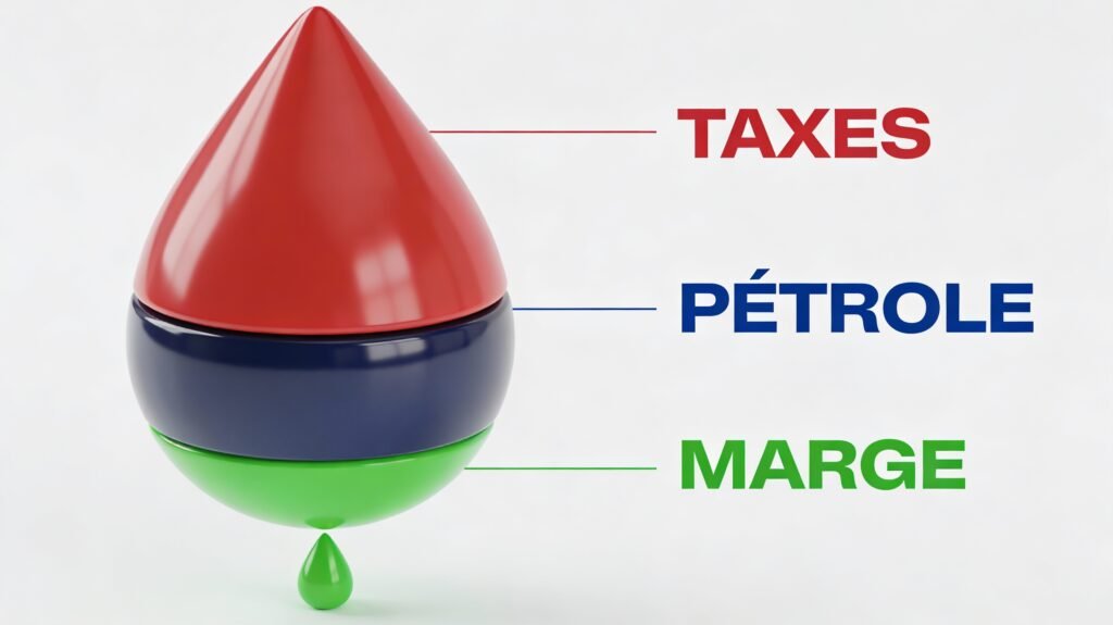 Infographie prix du carburant en France