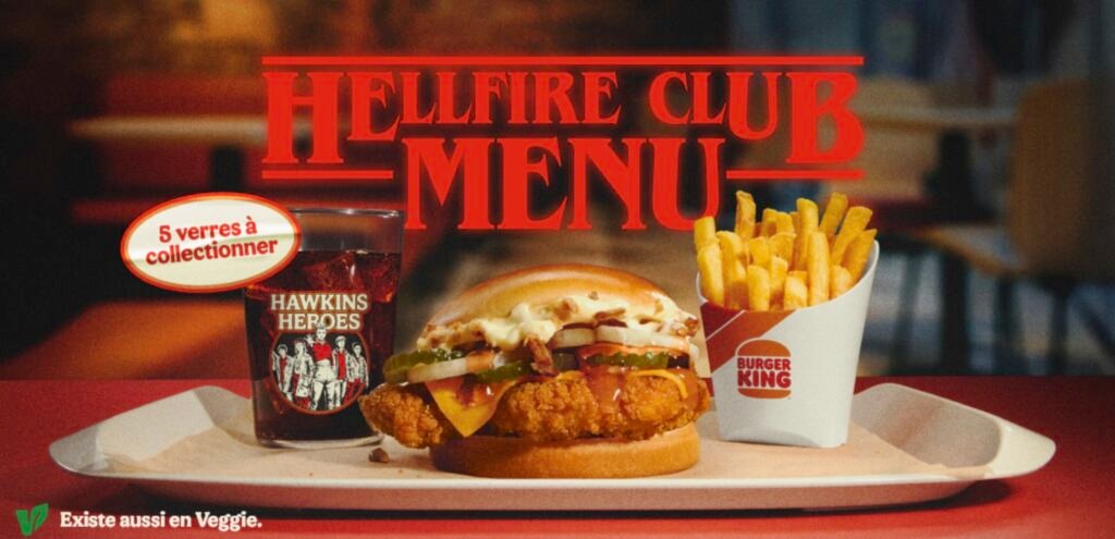 Menu Stranger Things chez Burger King