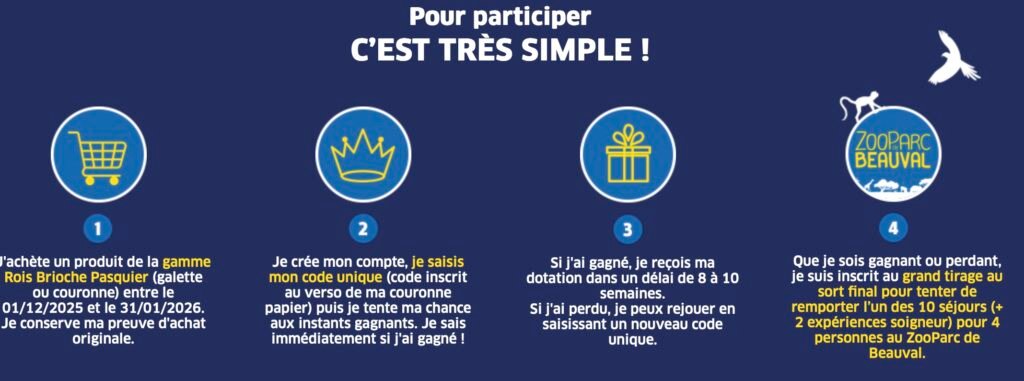 Modalités participations jeu Rois Pasquier