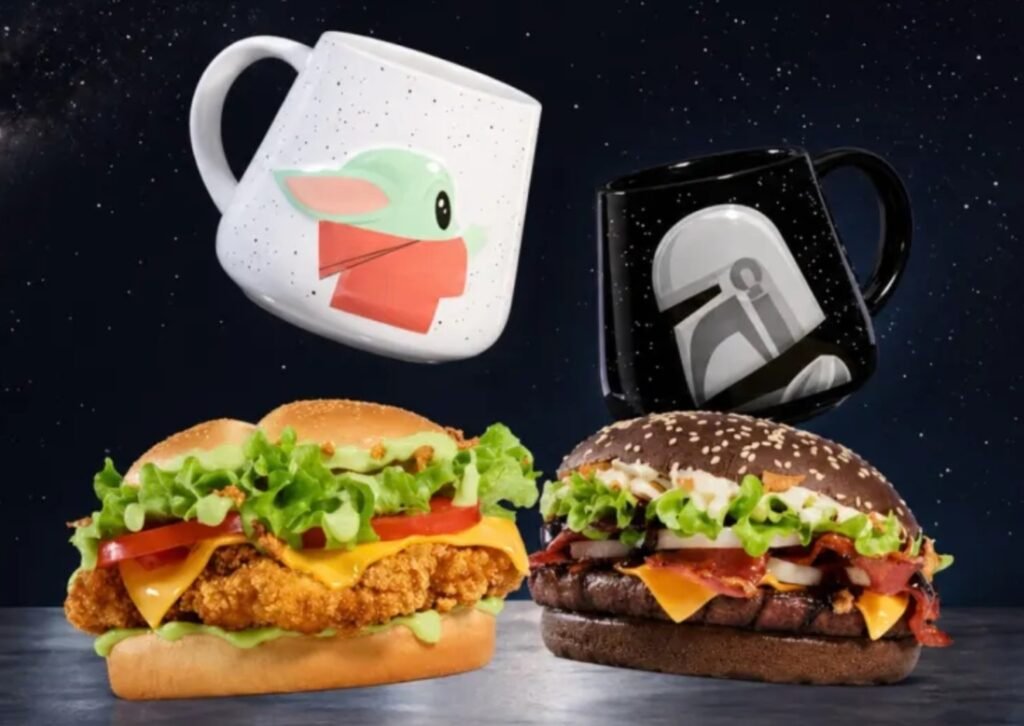 Tasses Burger King Mandalorian : Grogu et Mandalorian