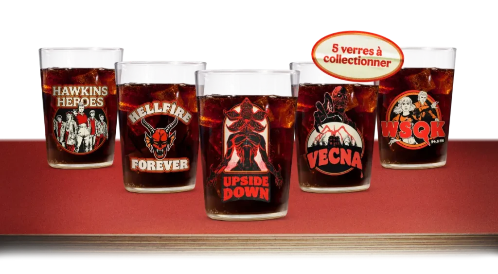 Verres Stranger Things offerts chez Burger King