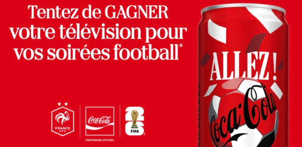 Gagner votre télévision pour vos soirées Football avec Coca-Cola