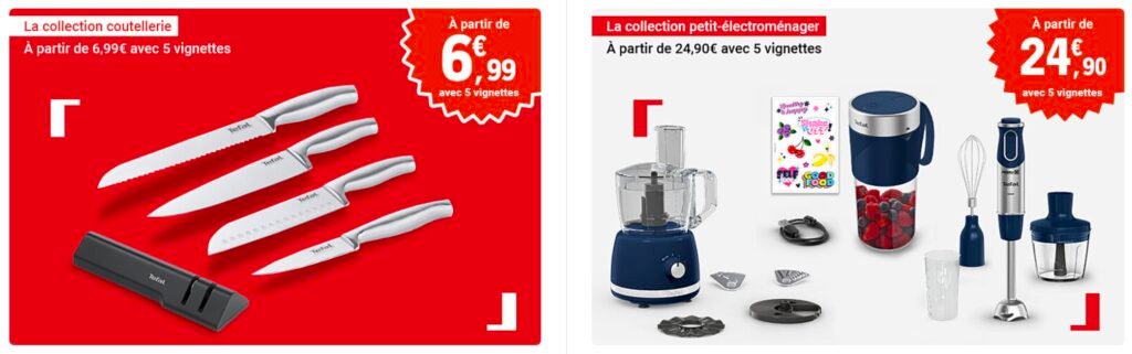 Autres produits Tefal éligibles à la promo vignettes