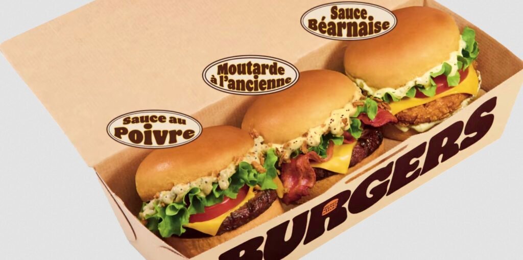 Baby Burger nouvelles recettes avec les versions French Steakhouse : poivre, moutarde, béarnaise