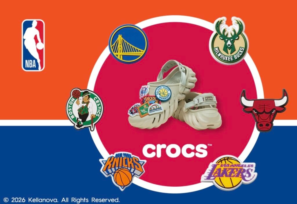 Jeu Kellogg's pour gagner des Crocs et Jibbitz NBA avec les achats de céréales et de barres de céréales en 2026 et 2027