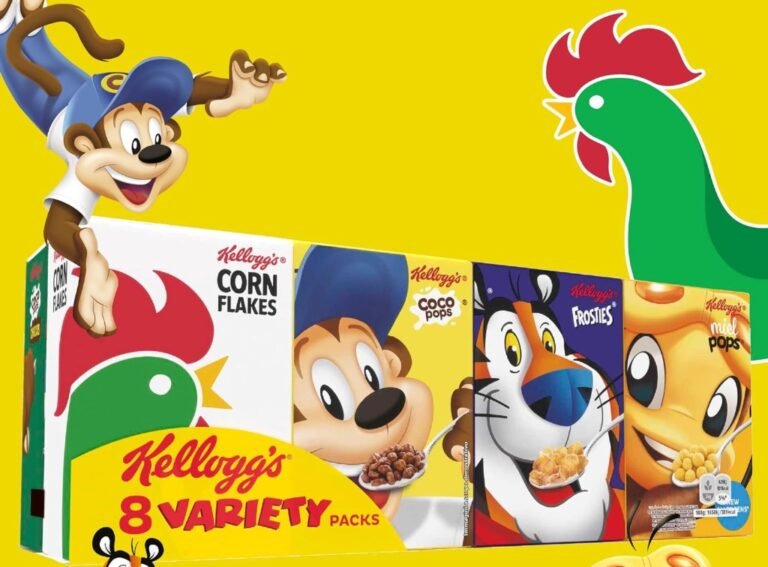 Jeux et cadeaux proposés par les marques Kellogg's