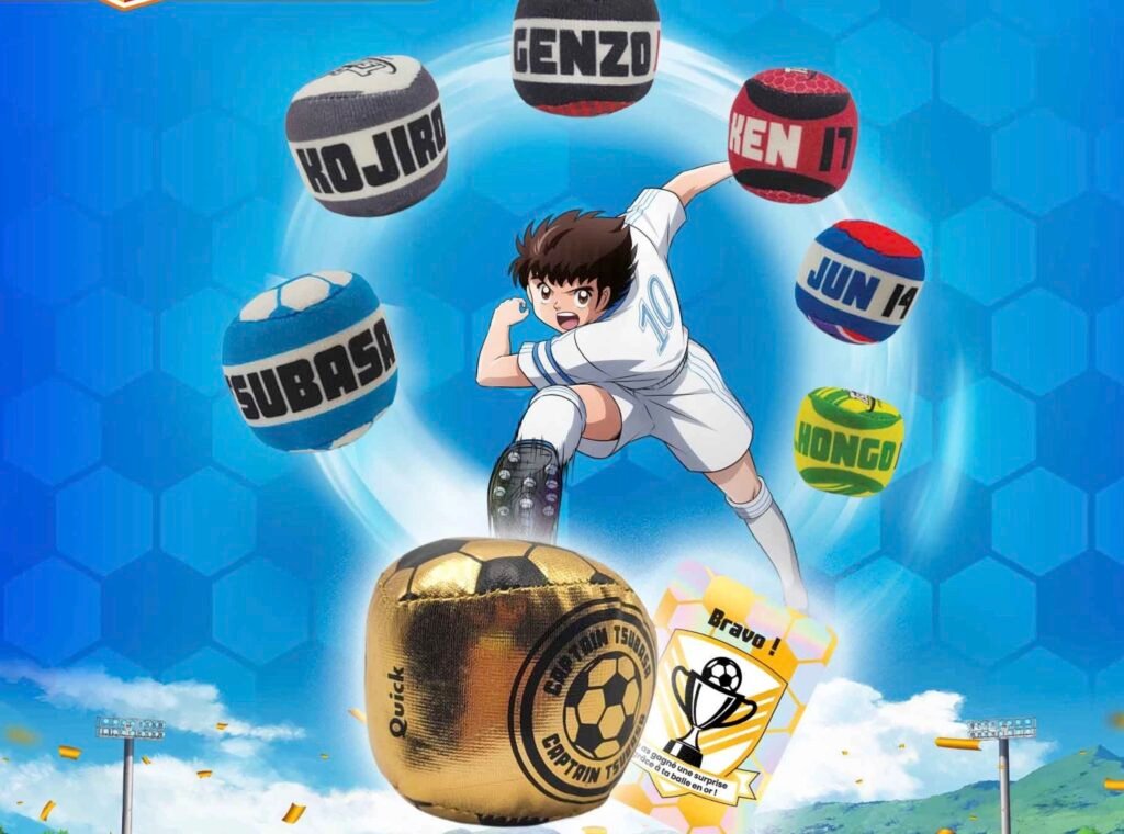 Quick : balles Captain Tsubasa à collectionner