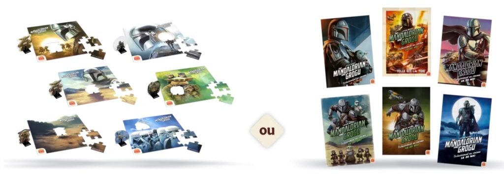Puzzles et posters Burger King Mandalorian