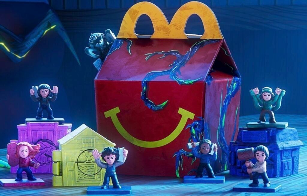 Des figurines Stranger Things offertes dans le menu Happy Meal chez McDo France