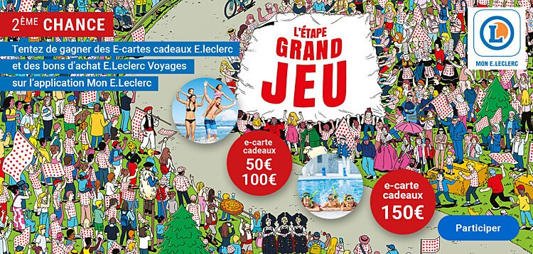 Etape Grand Jeu Leclerc Tour de France 2026 tirage au sort