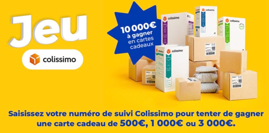 jeu-colissimo-tirage-au-sort Jeu Colissimo avec 10 000 euros de cartes cadeaux à gagner