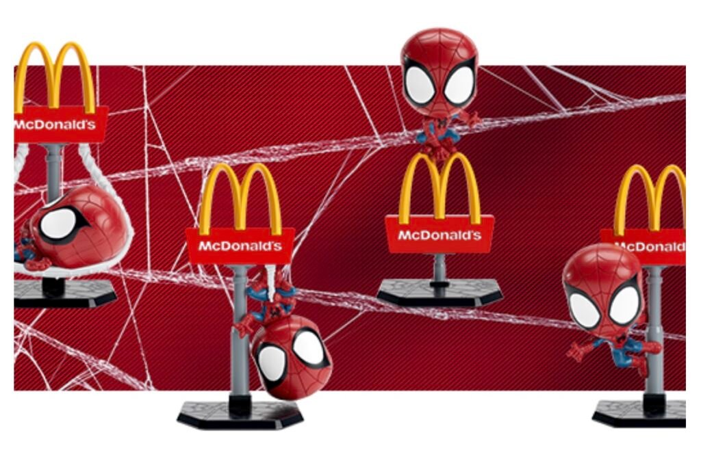 Figurines Spider-Man pour les adultes chez McDo