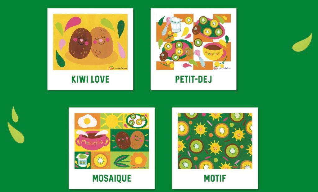 Offre set de table avec les kiwi Zespri