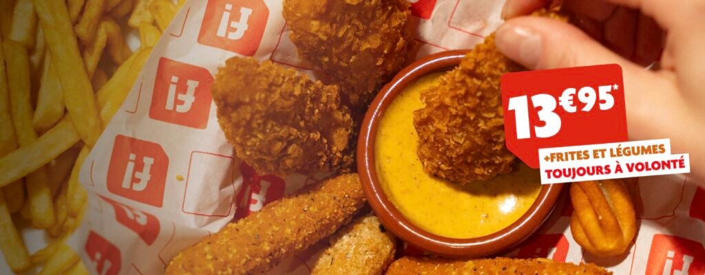 Flunch plat à volonté du moment Soirées Mix Crousty chez Flunch pour 13,95 euros