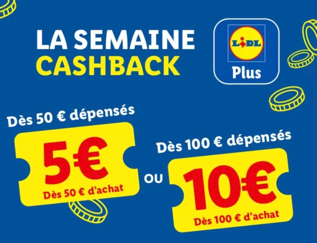 Semaine Cashback Lidl Plus Semaine Cashback Lidl septembre 2026