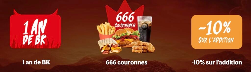 Cadeaux Burger King roulette royale 2