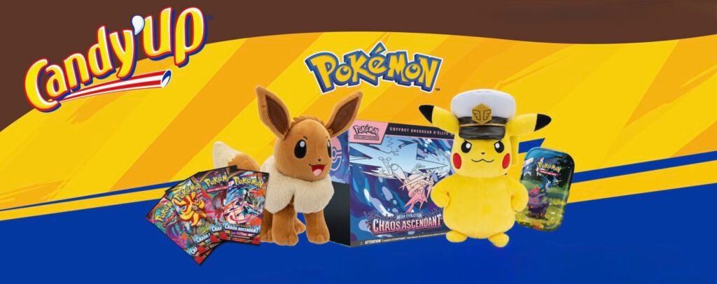 Jeu Candy Up Pokémon Jeu Candy Up x Pokémon 2026 et 2027 avec 181 cadeaux à gagner par tirage au sort